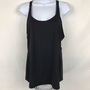 Athleta Black Camisole Racerback Sz Med